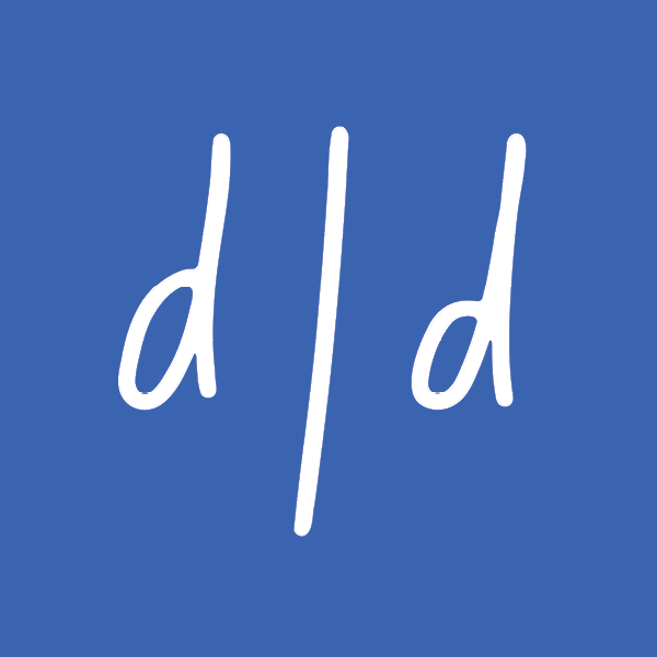 dld.visuals Sticker | Electric Blue